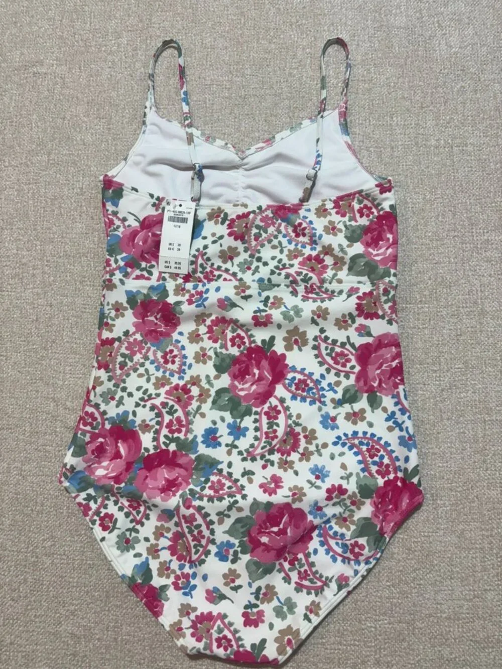 Abercrombie Kids Floral One Piece Swimsuit NWT Girls Size 17/18